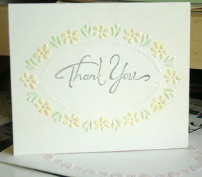 Making Cards with Stencils / Metal Template