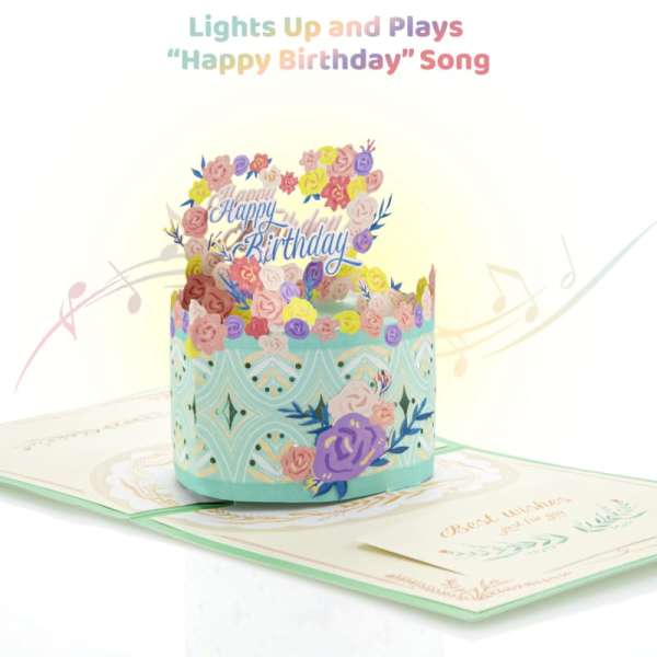 Music Birthday Pop Up Card