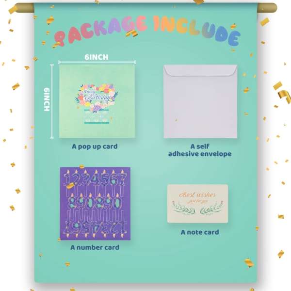 Music Birthday Pop Up Card