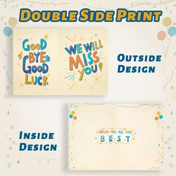 Giant Farewell Greeting Card