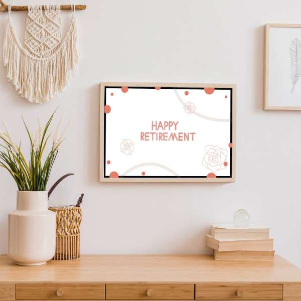 Retirement party decorations card