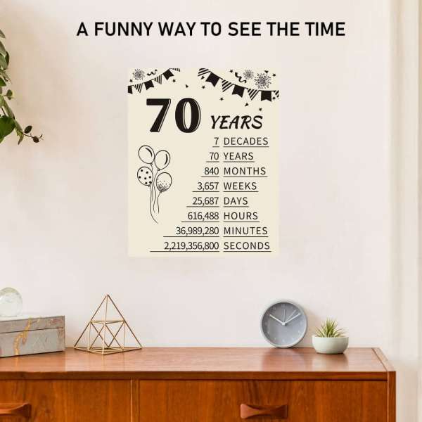 70th Birthday Decorations - Image 5