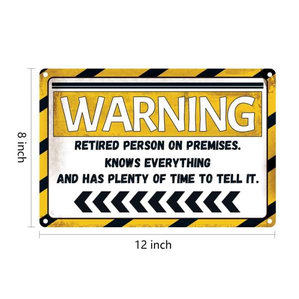 HOMANGA Retirement Sign, Funny Retirement Gifts For Men Women - Image 3