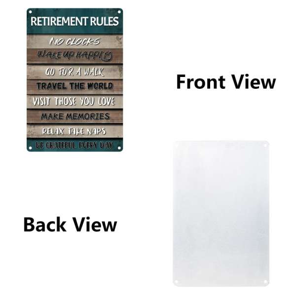 HOMANGA Retirement Sign, Funny Retirement Gifts for Men Women - Image 4